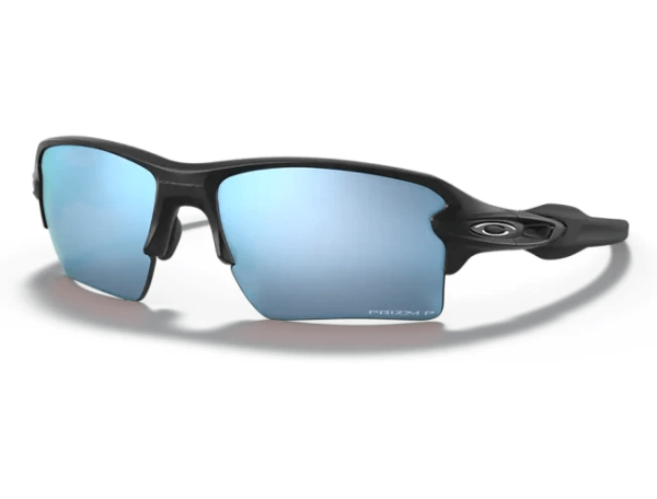 عینک OAKLEY FLAK 2.0 XL MATTE BLACK PRIZM DEEP WATER POLAR - تصویر 2