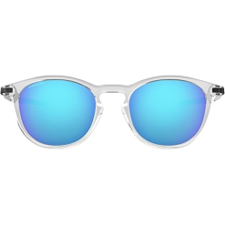 عینک  آفتابی اوکلی PITCHMAN R POLISHED CLEAR PRIZM SAPPHIRE