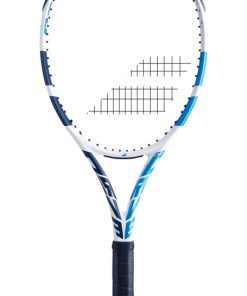 راکت تنیس بابولات EVO DRIVE WHITE STRUNG WHITE BLUE 270 GR