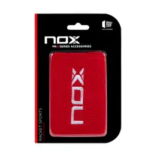 بسته مچ‌بند ۲ عددی قرمز با لوگوی سفید NOX