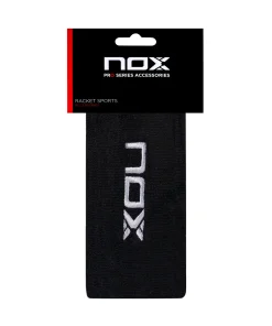 بسته مچ‌بند بلند مشکی با لوگوی سفید NOX