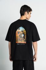 تیشرت قاجار پدل مشکی - Image 3